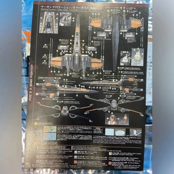 Star Wars - Poe’s X-Wing Fighter - 1/72 Scale Plastic Model - New / Sealed - Picture 7 of 13